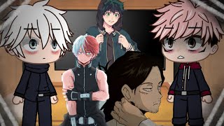 Jujutsu Kaisen Reacts To My Favorite MHA Characters MHA x JJK •Gacha Club• READ DISC [upl. by Ellerrehc849]