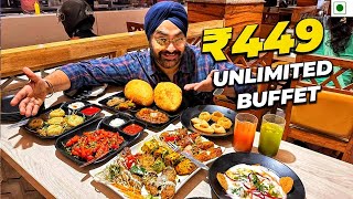 Delhis Rs449 Unlimited Buffet 🫢😱 Kya Aap Kha Sakte Hain Itna [upl. by Cela]