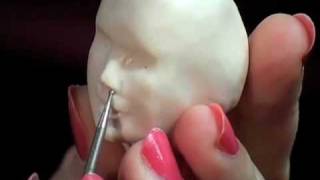 How To Sculpt Pretty Faces in Polymer Clay Tutorial Highlight Reel [upl. by Strepphon228]