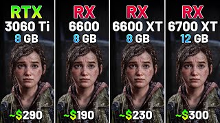 RTX 3060 Ti vs RX 6600 vs RX 6600 XT vs RX 6700 XT  Test in 12 Games in 2024 [upl. by Myers]