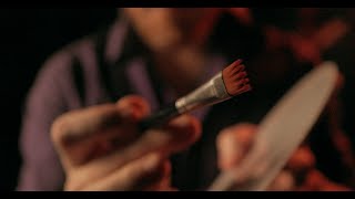 ASMR Unintelligible Painting On Your Face [upl. by Haramat977]