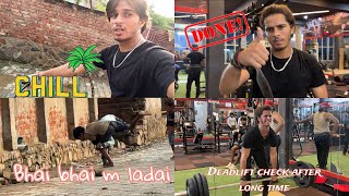 Dead lift m chakar aaga 😟😵‍💫  dailyvlogs [upl. by Gaspar]