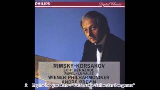 RimskyKorsakov  Suite simfoni quotSheherazadequot Op35 Previn Vienna Philharmonic [upl. by Laira921]