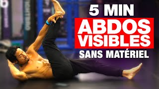 TA NOUVELLE ROUTINE ABDOS 5 MIN  Pour un ventre plat et gainé FAIS LA🔥 [upl. by Manaker139]