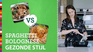 Spaghetti bolognese maken  Gezond recept  Favorieten Gezonde Stijl [upl. by Weslee]