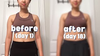 I TRIED CHLOE TINGS GET ABS CHALLENGE 💪 IT ACTUALLY WORKED [upl. by Yodlem799]