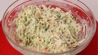 Homemade Coleslaw Recipe  Laura Vitale  Laura in the Kitchen Episode 416 [upl. by Tillman76]