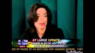 Michael Jackson Responds To Eminems quotJust Lose Itquot Enhanced HD [upl. by Suoivatram]