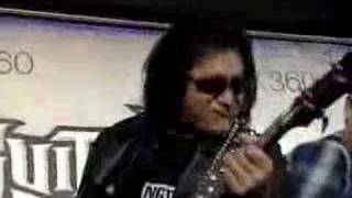 Gene Simmons rocking out at the Guitar Hero championships [upl. by Hembree203]