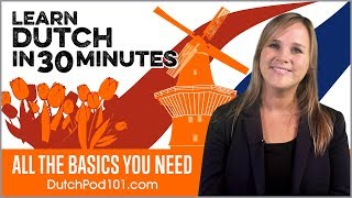 Learn Dutch in 30 Minutes  ALL the Basics You Need [upl. by Devlen]