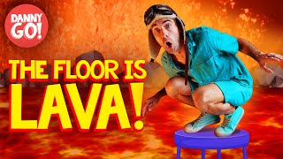 quotThe Floor is Lava Dancequot 🌋  Danny Go Kids Brain Break Activity Songs [upl. by Hanus]