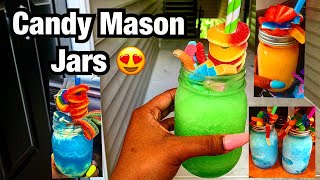 How to make candy mason jar drinks [upl. by Atiuqin19]