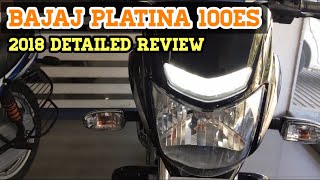 5 Reasons to buy Bajaj Platina 100es  2018 model with Led drl [upl. by Scully]