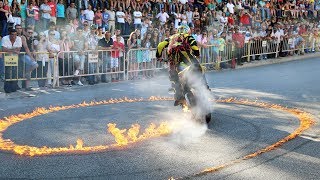 Paulo Martinho  Moto Freestyle  Quemando Rueda Burnout   Tire 1000 degree   2018  BOTICAS [upl. by Ignace]