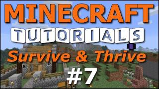 Minecraft Tutorials  E07 Exploring and Beacons Survive and Thrive II [upl. by Rafaellle]