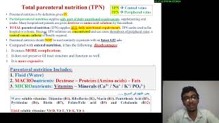 2 Hospital Pharmacy Crash Course Total Parenteral Nutrition in Adults  In Neonates بالعربي [upl. by Alhsa145]