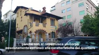 17102017 il quartiere Coppedè e il villino abbattuto [upl. by Kenn]