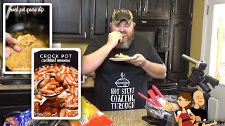 Slow Cooker Cocktail Weenies AND Sausage Cheese Dip Crockpot Life Hack [upl. by Iaht]