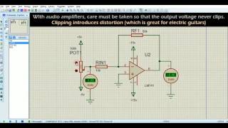 Inverting Amplifier  DC input [upl. by Shanley247]