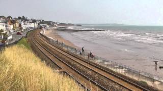 GWR castle class 5029 quotnunney castlequot and 47812 on the torbay express at dawlish 21072013HD [upl. by Fransen]