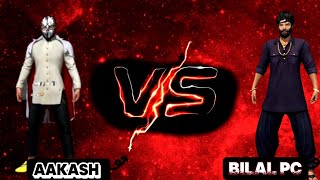 AAKASH VS BILAL PC MENA SAVAR PLAYER 1V1 CUSTUM ff [upl. by Ravi855]