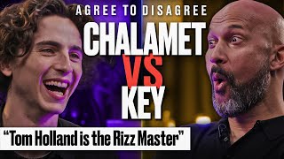 Timothée Chalamet amp KeeganMichael Key Argue Over The Internets Biggest Debates  Agree to Disagree [upl. by Peale]