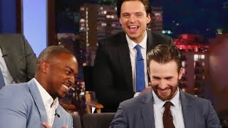 Chris Evans Anthony Mackie and Sebastian Stan being bestfriends  EvanStackie [upl. by Neimad]