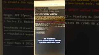 How to fix Hashcat “hiprtcAddNameExpression is missing from HIPRTC shared library” Error AMD GPU [upl. by Larena]