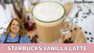 How to make a Starbucks vanilla latte at home [upl. by Arbuckle279]