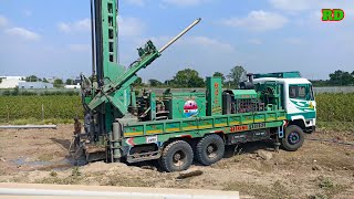 borewell  सीटी मे दो बोर की खुदाय 60 फीट पे पानी आया  indian machine  Radhika drilling [upl. by Casanova409]