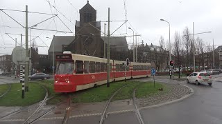 Leyenburg  Station Den Haag Centraal  regen  HTM tramlijn 6  BN GTL8 3130 Getir  2022 [upl. by Colburn562]