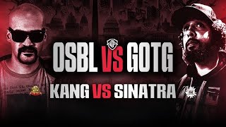 KANG vs SINATRA  GATES of the GARDEN vs OSBL  RAP BATTLE  WE THE FANS [upl. by Nanyk]