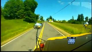 School bus driver video catches illegal passer [upl. by Maillw]