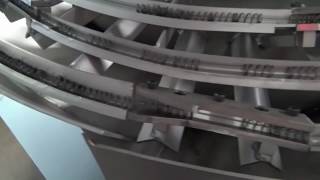 MULTIPLE LINE SPRING FEEDER BOWL SATISFYING ROBOT Feeding Concepts Inc [upl. by Ahsinek]