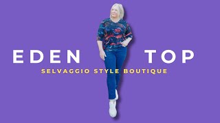 LuLaRoe Eden 34 Top style and fit review [upl. by Amihc]