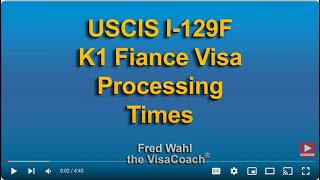 December 2023 USCIS I129F K1 Fiancee Visa Processing Times [upl. by Stilla]