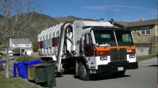 Burrtec Waste Garbage Truck Compilation [upl. by Aicelf426]