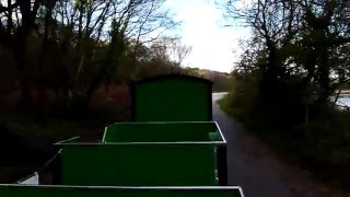 Hengistbury Head to Mudeford Beach quotNoddy Trainquot Land train [upl. by Hettie]