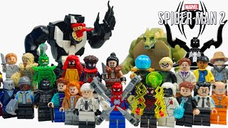 LEGO Spider Man 2 Insomniac  PS5 Video Game All Characters amp How To Build Them [upl. by Pryce]