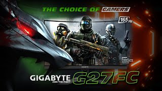 MONITOR PILIHAN PARA GAMERS  GIGABYTE G27FC CURVED 165HZ  GIVEAWAY [upl. by Brenner]