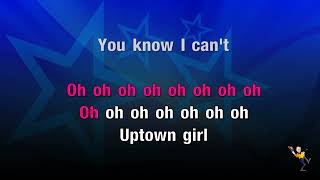 Uptown Girl  Westlife KARAOKE [upl. by Gausman]