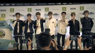 iKON 아이콘 at fingercroxx x SWEET MONSTER Celebration Launch Event Hong Kong 2016 ITHK Presents [upl. by Leatrice]