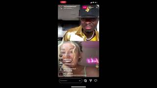 IG LIVE WITH SUPERBOWL 2020 BEAUTIFUL STREAKER KELLY KAY MICHAEL BLACKSON [upl. by Calisa405]