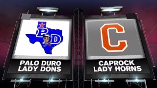 Palo Duro vs Caprock Girls Basketball [upl. by Yeuh]