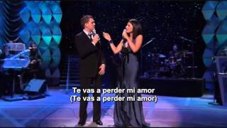 Michael Bublé Laura Pausini Youll never find another love like mine subtitulado [upl. by Neelyaj]