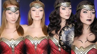 Wonder Woman Makeup Tutorial 4 Different Ways [upl. by Jacenta]