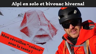 Alpinisme en solo et bivouac hivernal dans le Mercantour [upl. by Mesics]