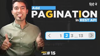 15 Add Pagination in Rest API using Node amp Mongoose in Hindi [upl. by Ainavi]