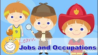 Jobs and Occupations  Learn 50 Occupations for Kids [upl. by Aima]