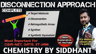 Disconnection Approach in Organic Synthesis  Retrosynthetic Analysis  Synthetic Equivalent  P K S [upl. by Solokin]